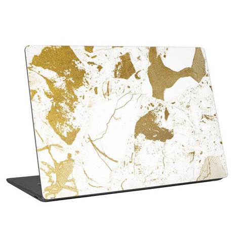 White Scattered Marble Universal Laptop 12in (9.8 x 6.8in) Skin